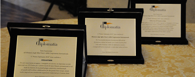 Prima edizione del premio Diplomatia a Villa Madama