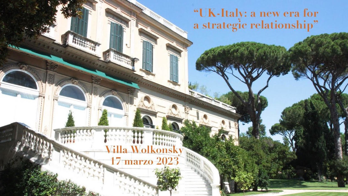 "UK-Italy: a new era for a strategic relationship"
