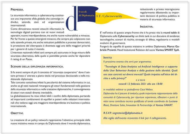 IT Cybersecurity febbraio 2021